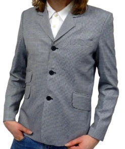 'Barrett' - Retro Mod Houndstooth Blazer By MADCAP 16 'Barrett' - Retro Mod Houndstooth Blazer By MADCAP -Cheap Outfits For Man Store Barratt Blazer Jacket Madcap England3 45039.1666958533