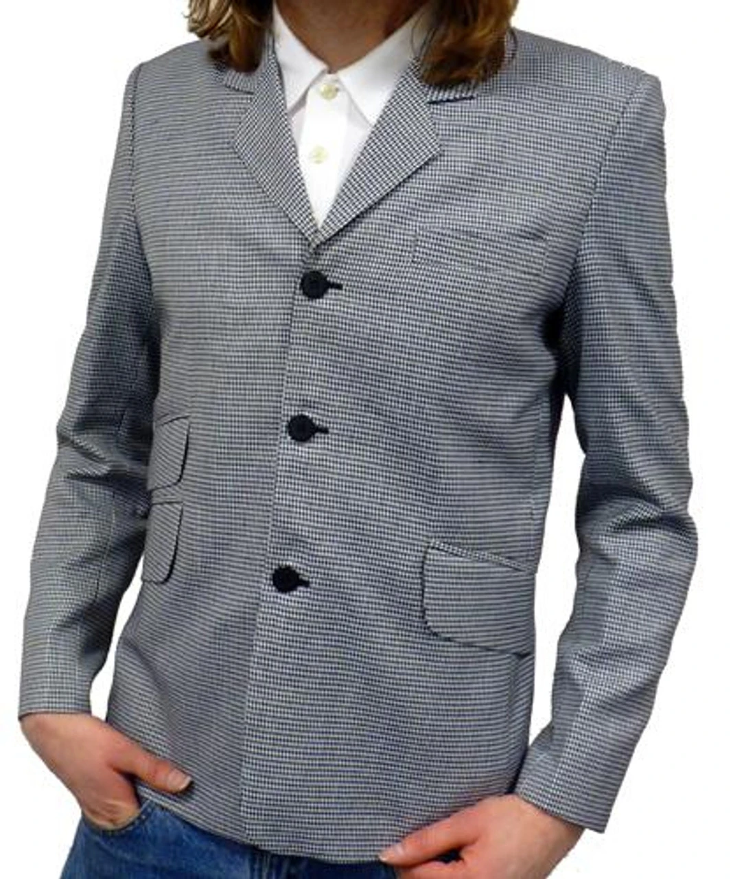 'Barrett' - Retro Mod Houndstooth Blazer By MADCAP 8 'Barrett' - Retro Mod Houndstooth Blazer By MADCAP - Image 6