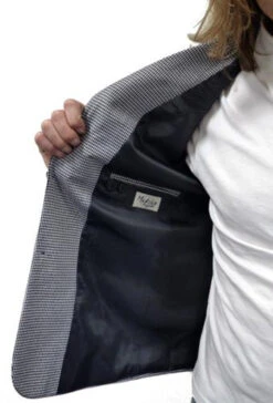 'Barrett' - Retro Mod Houndstooth Blazer By MADCAP 14 'Barrett' - Retro Mod Houndstooth Blazer By MADCAP -Cheap Outfits For Man Store Barratt Blazer Jacket Madcap England Inner 89485.1666958540