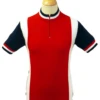 'Hi-Wheel' - Madcap Retro Mod Cycling Top RED/NAVY 1 'Hi-Wheel' - Madcap Retro Mod Cycling Top RED/NAVY -Cheap Outfits For Man Store Hi wheel SS Red6 08547.1666957439