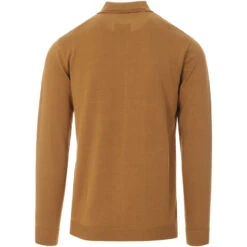 Crawdaddy Micro Dash LS Polo (Navy) -Cheap Outfits For Man Store LS crawdaddy tan 02 40871.1661270537 5