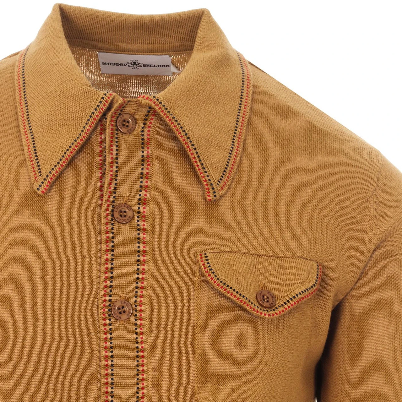 Crawdaddy Micro Dash LS Knit Polo 22 Crawdaddy Micro Dash LS Knit Polo - Image 20