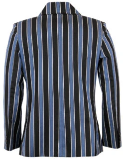Howl MADCAP Double Breasted Retro Stripe Blazer -Cheap Outfits For Man Store Madcap England Howl Blazer Black Blue5 07620.1661338547