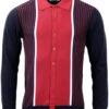 Pinstripe Marriott Polo Cardigan B