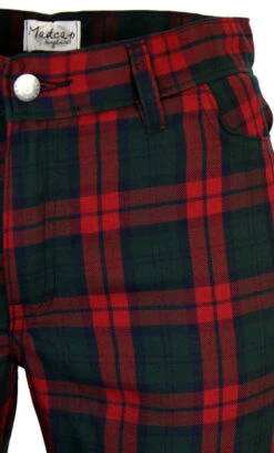 Tartan Trews Retro Mod Trousers BR -Cheap Outfits For Man Store Madcap England Tartan Trew Green21 93801.1661273638 2