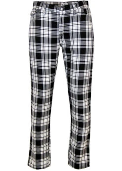 Tartan Trews Retro Mod Trousers BR -Cheap Outfits For Man Store Madcap England Tartan Trew White 66537.1661273621 2