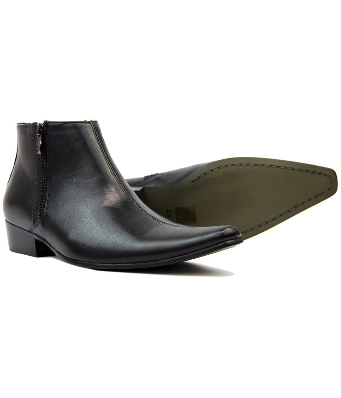Thunderbolt MADCAP Chisel Toe Chelsea Boots (Br) 14 Thunderbolt MADCAP Chisel Toe Chelsea Boots (Br) - Image 12
