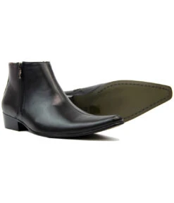 Thunderbolt MADCAP Chisel Toe Chelsea Boots (BS) 30 Thunderbolt MADCAP Chisel Toe Chelsea Boots (BS) -Cheap Outfits For Man Store Madcap England Thunderbolt Leather Black4 29711.1661274164
