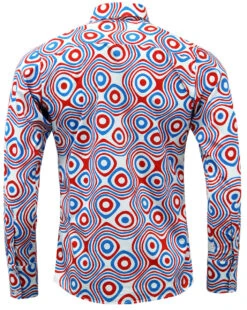 Trip Op Art Mod Big Collar Shirt 12 Trip Op Art Mod Big Collar Shirt -Cheap Outfits For Man Store Madcap England Trip Op Art WRB3 88930.1661271739