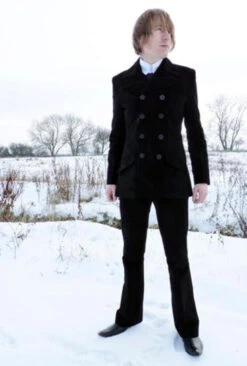 The Velvet Breed Retro Mod Velvet MADCAP Trousers -Cheap Outfits For Man Store Madcap England Velvet Breed Black42 93753.1666958019