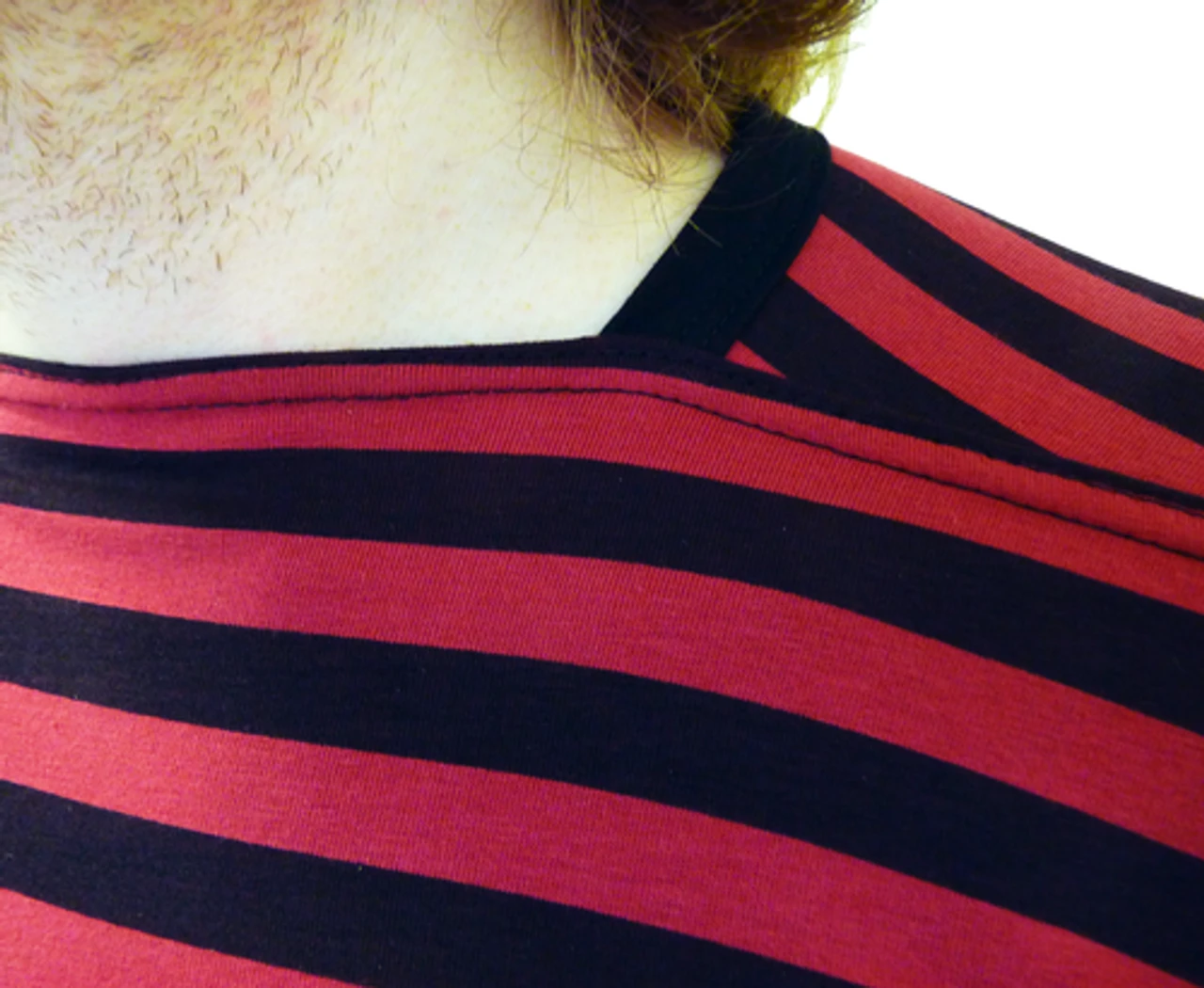 King Bee MADCAP Retro Mod Stripe Atom Neck Tee C 6 King Bee MADCAP Retro Mod Stripe Atom Neck Tee C - Image 4