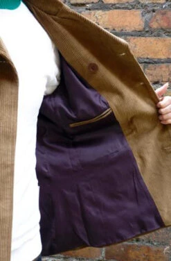 The Rare Breed - MADCAP Mens Retro Mod Jacket (C) -Cheap Outfits For Man Store Madcap Rare Breed Jacket Tan Cord1 79748.1666958209