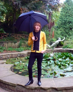 'Mustard Marriott' - Retro Mod Sixties Mens Polo -Cheap Outfits For Man Store Mustard Marriot2 71611.1666957486