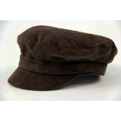 Beatle Retro Cord Lennon Hat (Bu) -Cheap Outfits For Man Store beatle hat brown 03 72401.1661273814 3