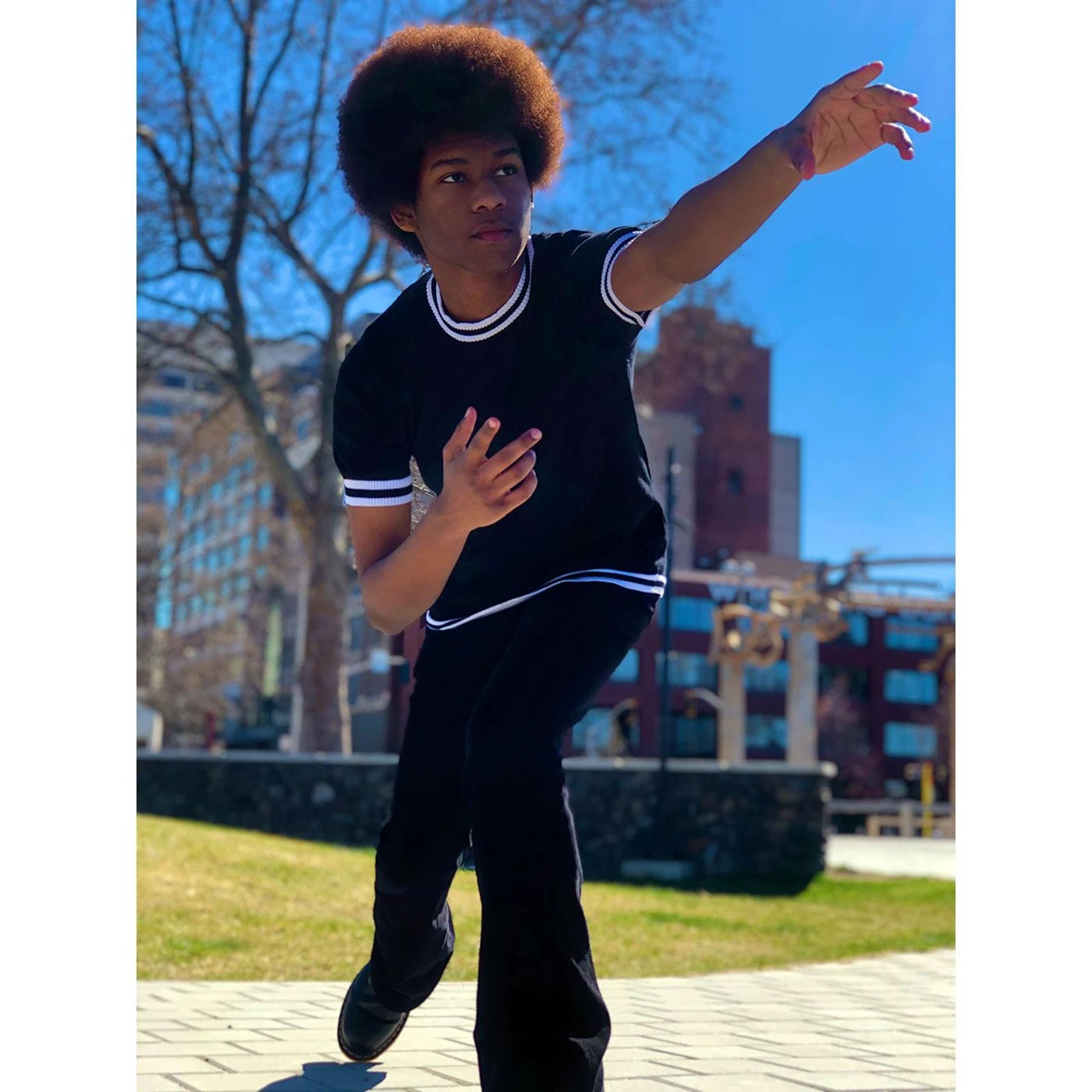 Moon Mod Tipped Knit Tee (FallLeaf) 11 Moon Mod Tipped Knit Tee (FallLeaf) - Image 9