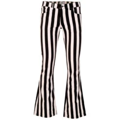 Holy Roller Retro Stripe Flares R/B 25 Holy Roller Retro Stripe Flares R/B -Cheap Outfits For Man Store holy roller black white 01 63831.1661261462 2