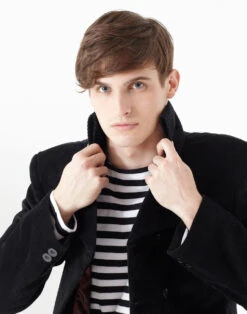 In Crowd High Collar Cord Jacket -Cheap Outfits For Man Store kingbee incrowd 70879.1661273496 1