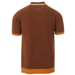 Shockwave Mod Stripe Knit Polo (AY) -Cheap Outfits For Man Store maadcap england shockwave knitted polo sorrel brown 1 46868.1661261979 2