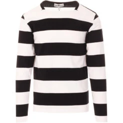 Ally Pally Mod Straight Neck LS Tee -Cheap Outfits For Man Store madcap ally pally black white 01 93755.1661269990 1