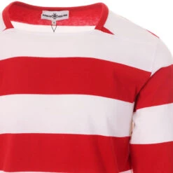 Ally Pally Mod Straight Neck LS Tee -Cheap Outfits For Man Store madcap ally pally red white 03 21090.1661261349 1