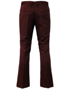 Logan Bootcut Hopsack Trousers (St) -Cheap Outfits For Man Store madcap bootcut hopsack trousers burgundy 3 31047.1661269349 3