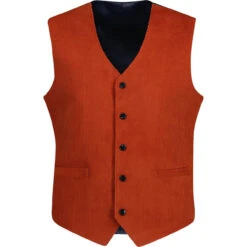 Manero Retro 70s Cord Waistcoat (B) 15 Manero Retro 70s Cord Waistcoat (B) -Cheap Outfits For Man Store madcap cord waistcoat rust front 85780.1661260452