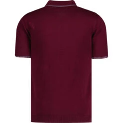 Crawdaddy Micro Dash Knit Polo (F) -Cheap Outfits For Man Store madcap crawdaddy polo zinfandel back 74530.1679657985