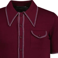 Crawdaddy Micro Dash Knit Polo B -Cheap Outfits For Man Store madcap crawdaddy polo zinfandel detail 60965.1679657987 6