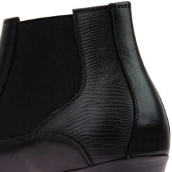Enforcer Mod Cuban Chelsea Boots -Cheap Outfits For Man Store madcap cuban heel boots black detail 88742.1661265405
