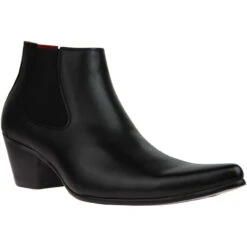 Enforcer Mod Cuban Chelsea Boots -Cheap Outfits For Man Store madcap cuban heel boots black main 28676.1661265402
