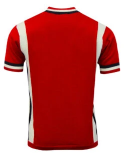 Hi-Wheel Retro Mod Cycling Top RED