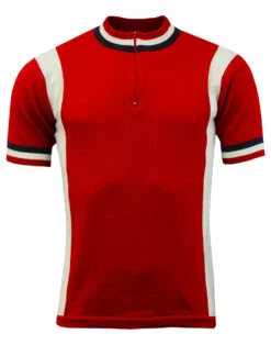 Hi-Wheel Retro Mod Cycling Top RED -Cheap Outfits For Man Store madcap cycling top red front 06764.1661269608