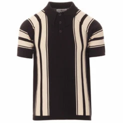Acid Test Mod SS Big Collar Polo B -Cheap Outfits For Man Store madcap england acid test polo black 1 96785.1661261949