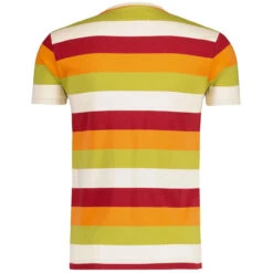 Beatcomber Retro Surf Stripe T-shirt In McCartneys Tie -Cheap Outfits For Man Store madcap england beatcomber mccartneys tie tee mc515 1 07369.1693991858
