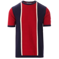 Belmont 1960s Mod Knitted Tee (W) -Cheap Outfits For Man Store madcap england belmont knit tee lacquer 1 07932.1661261098