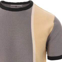 Belmont 1960s Mod Knitted Tee (W) -Cheap Outfits For Man Store madcap england belmont knit tee weathervane 2 78483.1661261133