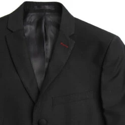 3 Button Mohair Suit Blazer (Black) 10 3 Button Mohair Suit Blazer (Black) -Cheap Outfits For Man Store madcap england black suit blazer 1 82733.1664290967