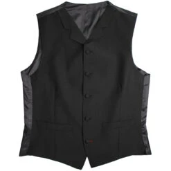 Mod Mohair Lapel Waistcoat (Black) -Cheap Outfits For Man Store madcap england black suit waistcoat 1 91728.1664290916