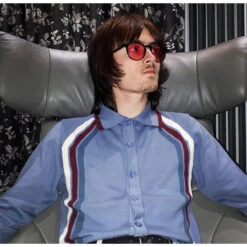 Blast Mod Stripe Polo Cardigan (R) -Cheap Outfits For Man Store madcap england blast polo blue1 92689.1661265811 2