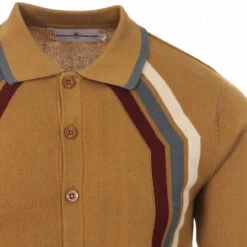 Blast Mod Stripe Polo Cardigan (R) -Cheap Outfits For Man Store madcap england blast polo cardigan fall leaf 3 71646.1661264807 2