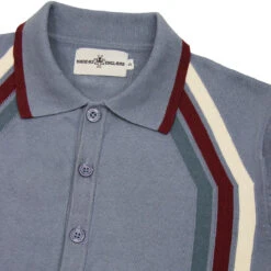 Blast Mod Stripe Polo Cardigan (FL) -Cheap Outfits For Man Store madcap england blast stripe polo cardigan flintstone 1 68883.1661265807