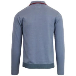 Blast Mod Stripe Polo Cardigan (F) -Cheap Outfits For Man Store madcap england blast stripe polo cardigan flintstone 2 25347.1661265808 1