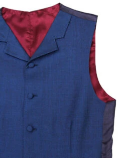 60s Mod Mohair Tonic Waistcoat BLUE -Cheap Outfits For Man Store madcap england blue tonic mohair waistcoat 2 35972.1661267749