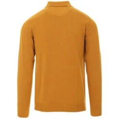 Brando 1960s Mod Knit Polo Top (GB) -Cheap Outfits For Man Store madcap england brando knitted polo harvest gold 1 55216.1661262226 8