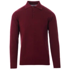 Brando 1960s Mod Knitted Polo (BF) -Cheap Outfits For Man Store madcap england brando knitted polo zinfandel 3 83149.1661262211 7