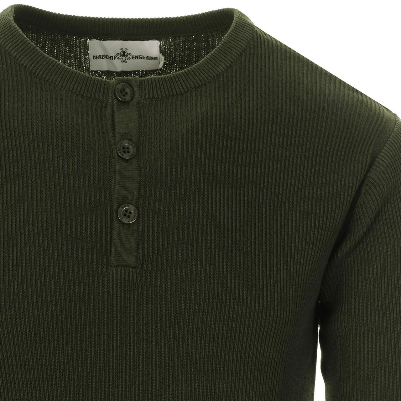Caine Ribbed Grandad Top (HG) 18 Caine Ribbed Grandad Top (HG) - Image 16