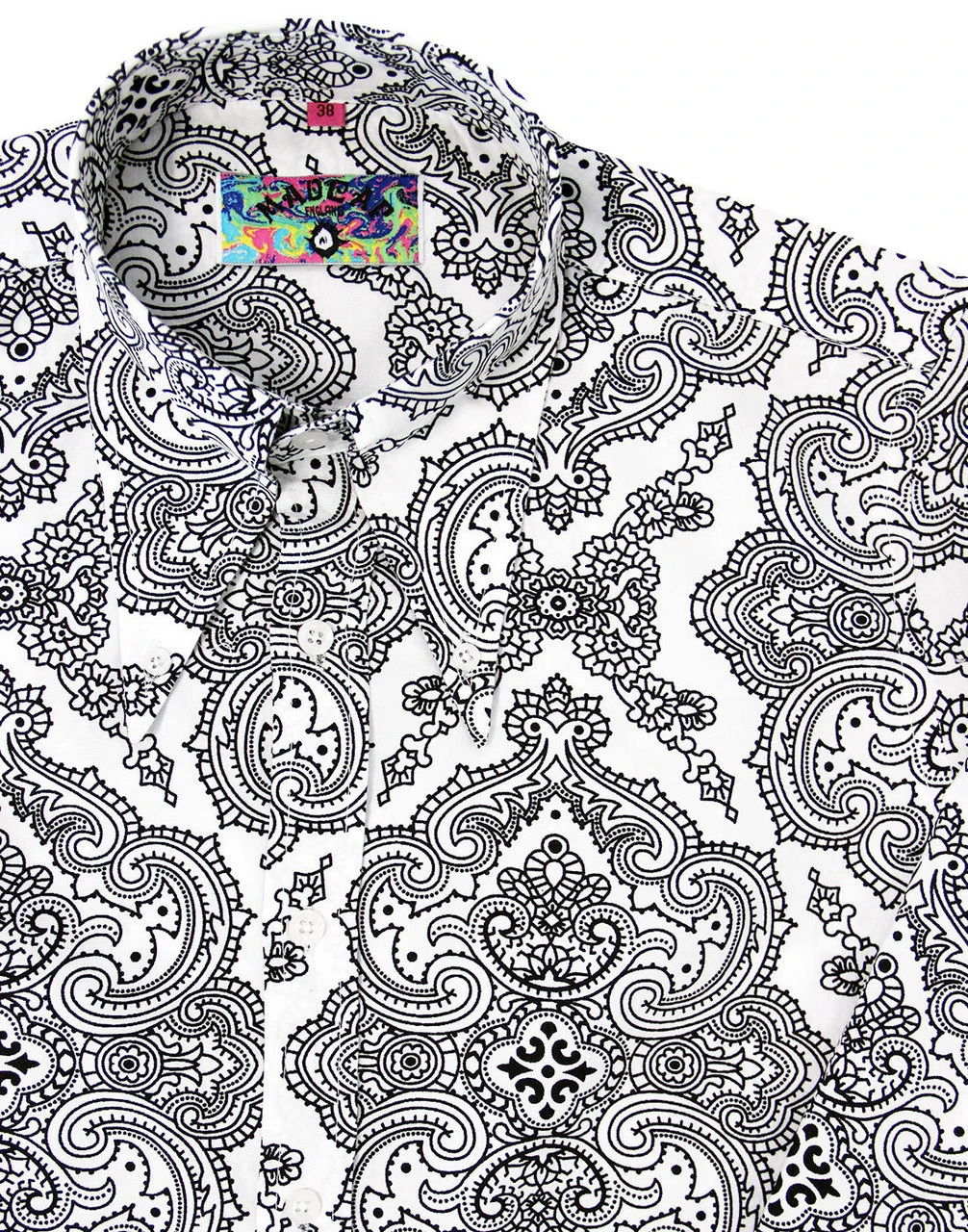 Capo 60s Paisley Spear Collar Shirt 8 Capo 60s Paisley Spear Collar Shirt - Image 6