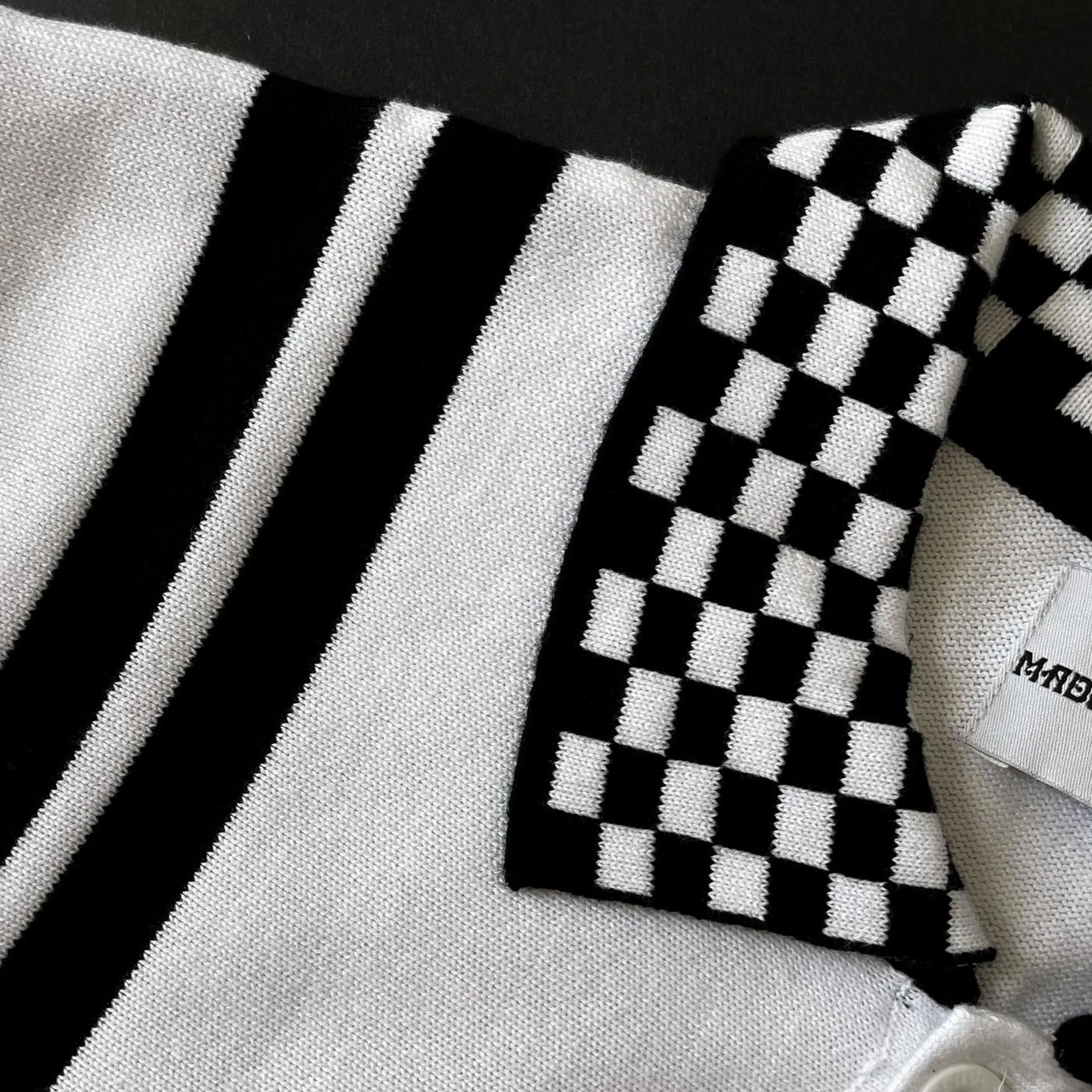 Charlie Mod Check Collar Polo Shirt 7 Charlie Mod Check Collar Polo Shirt - Image 5