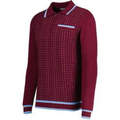 Coltrane Mod Jacquard Knit Polo Z 19 Coltrane Mod Jacquard Knit Polo Z -Cheap Outfits For Man Store madcap england coltrane jacqaurd polo zinfandel 2 95099.1683192083 1