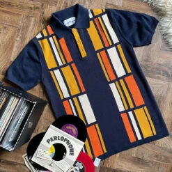 Comet Retro 60s Mod Polo Shirt (GO) -Cheap Outfits For Man Store madcap england comet polo navy5 48443.1661261146 1